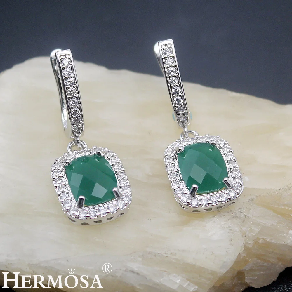 Классический подарок Hermosa Изящные женские Ювелирные наборы серебряного цвета