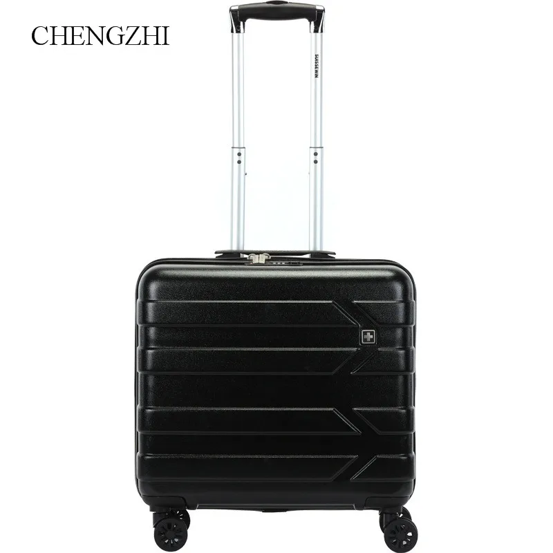 CHENGZHI 18 дюймов PC чемодан-Тележка дорожные сумки на колёсиках с Спиннер