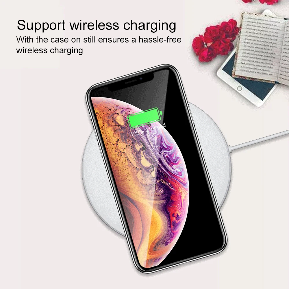 Ascromy Metal Bumper Case For iPhone X Luxury Aluminum Frame Clear Tempered Glass Back Cover Coque XS Max iPhoneX | Мобильные