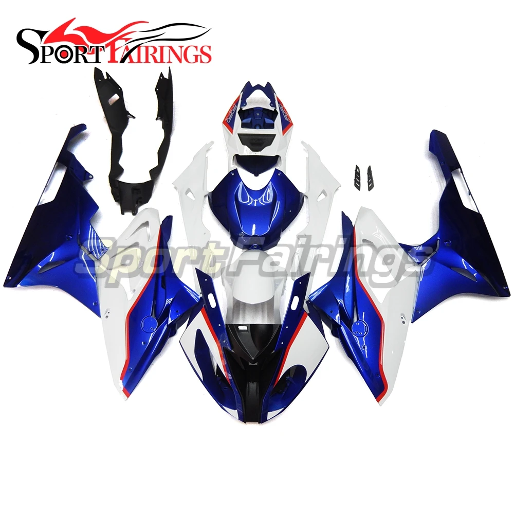 

Injection ABS Fairings For BMW S1000RR 15 16 2015 2016 ABS Plastic Motorcycle Fairing Kit Body Kits Full Cowlings White Blue