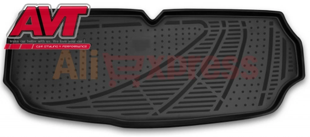 Trunk mats for Lada Largus 2012- 7 places 1 pcs rubber rugs non slip interior car styling accessories | Автомобили и мотоциклы