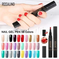 rosalind paint gel nail polish hybrid set for manicure semi permanent uv gel color softly brush base top primer nail art 5ml