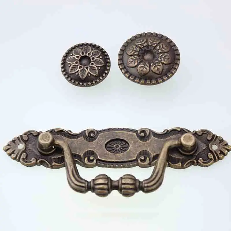 Античные бронзовые для выдвижных шкафчиков 90 мм | Обустройство дома