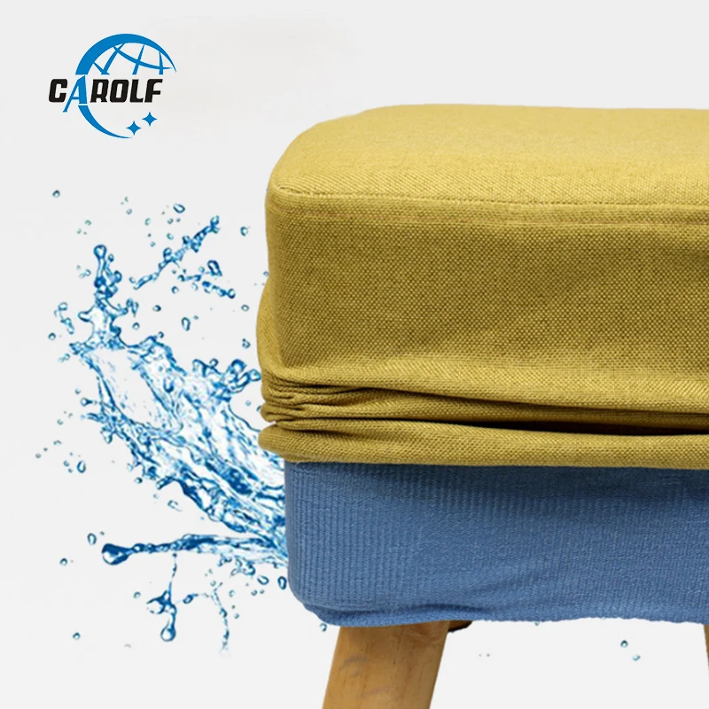 Бесплатная доставка одноцветные квадратные деревянные табуретки моющиеся