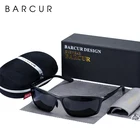 Очки солнцезащитные BARCUR мужские, Поляризованные алюминиевые зеркальные солнечные очки-люкс, аксессуары