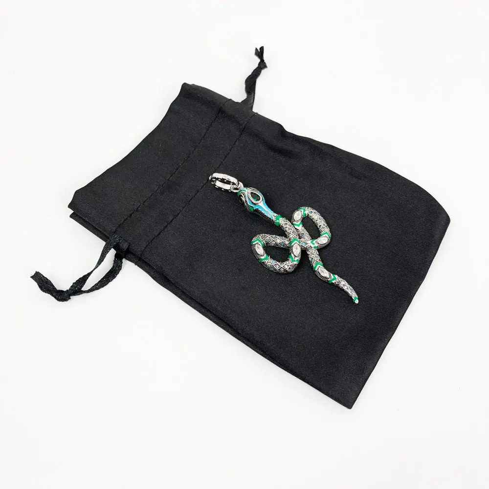 Подвески в виде змеи из серебра 925 пробы зеленого и синего цветов 2019 |