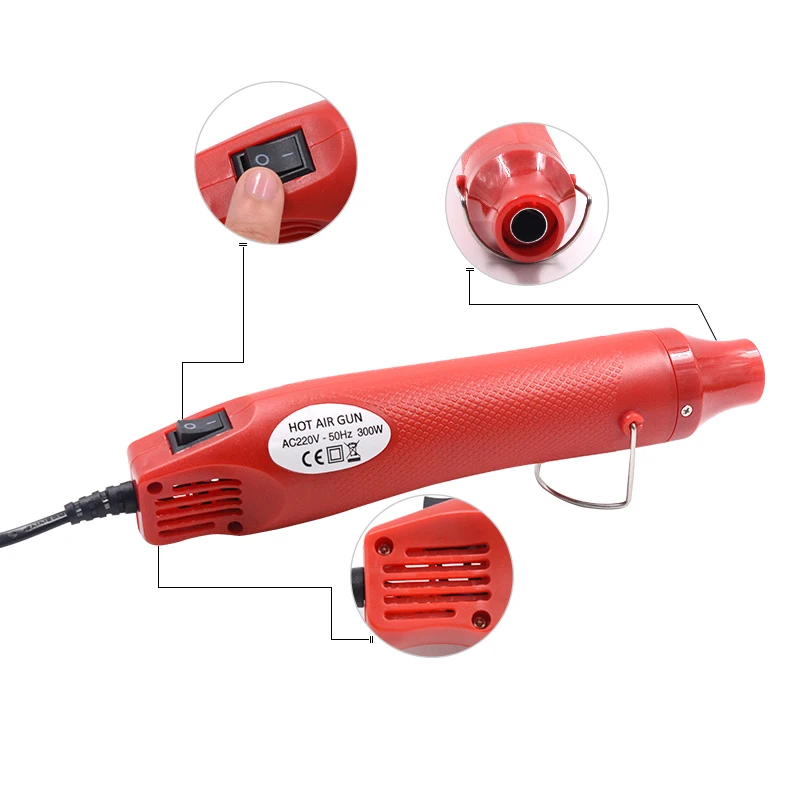 Пистолет горячего воздуха 220 В новая модель 300 Вт тепловая пушка настройка