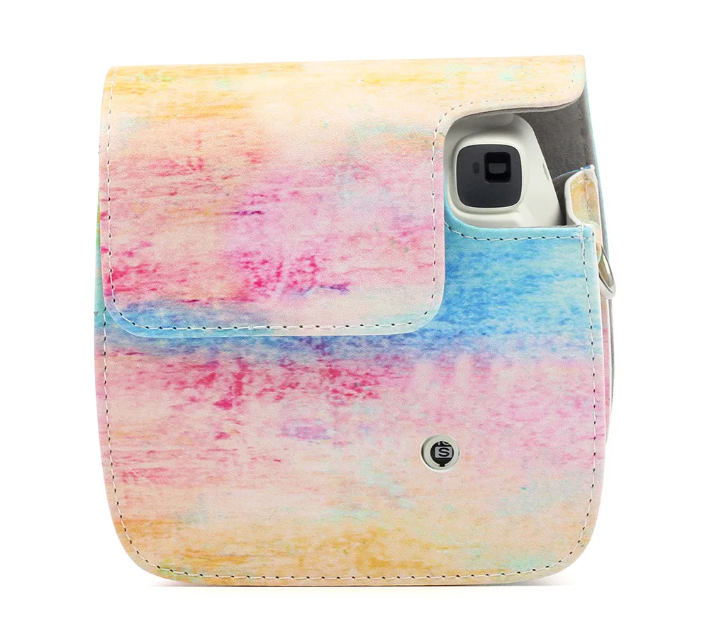 Чехол Instax Mini 9 из искусственной кожи с ремешком на плечо для Fuji 8/8 +/9 Polaroid|bag for|camera