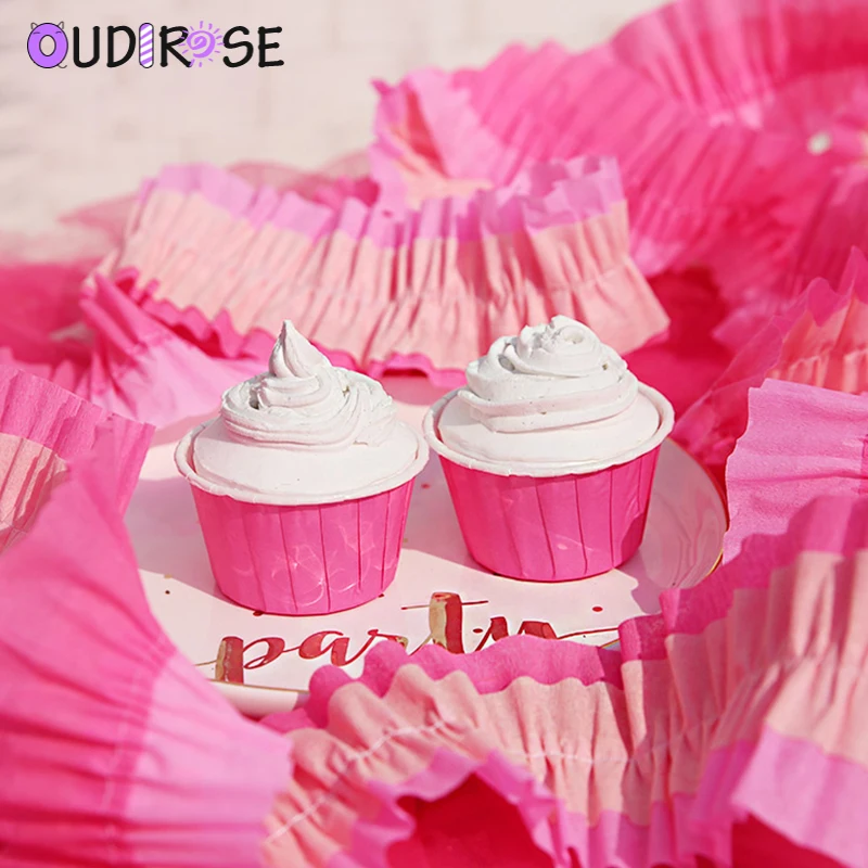 OUDIROSE 7 см * 3 м плиссированный бумажный венок с кисточками вечерние гирлянды DIY
