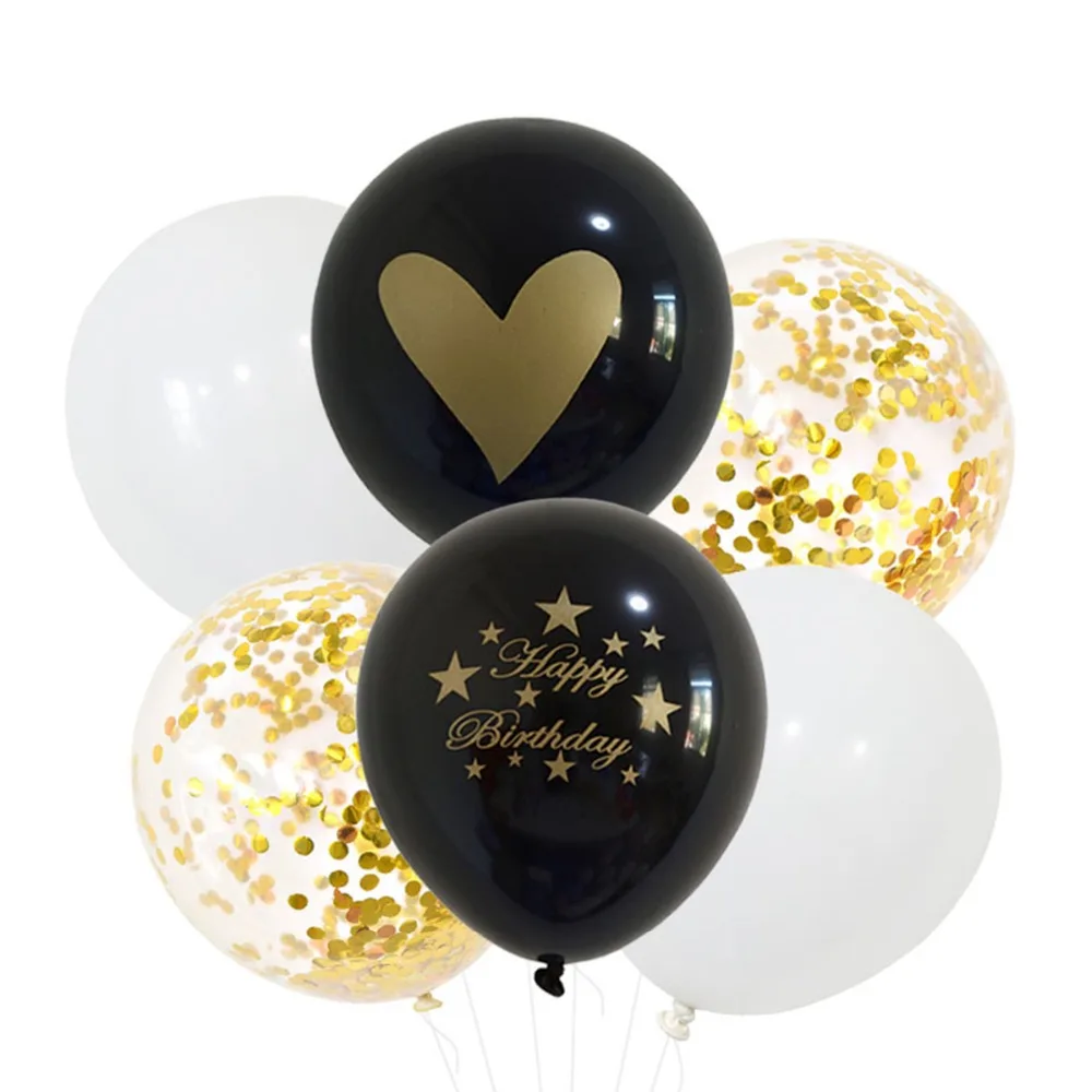 Конфетти для дня рождения воздушный шар фольга из розового золота День Рождения