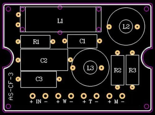 Hi-Fi 3-полосный динамик делитель частоты высокомощный Кроссовер 4 ~ 8ohm 200 Вт |
