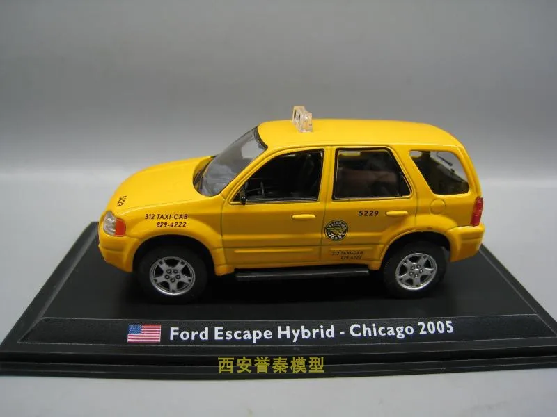 LEO 1/43 масштабная модель автомобиля игрушки FORD ESCAPE HYBRID Chicago 2005 такси литье под