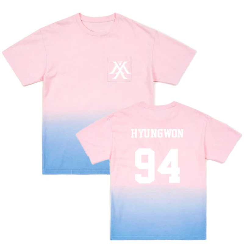 Mainlead Kpop Monsta X Футболка Shownu короткий рукав Летняя Повседневная футболка