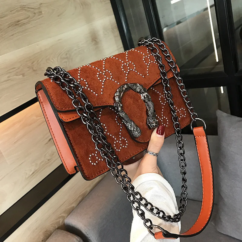 Простая Женская Большая квадратная сумка в стиле ретро модная 2018