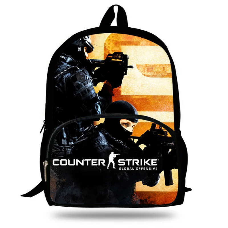 Школьные сумки Counter Strike детские на плечо повседневные Рюкзаки для ноутбука детей