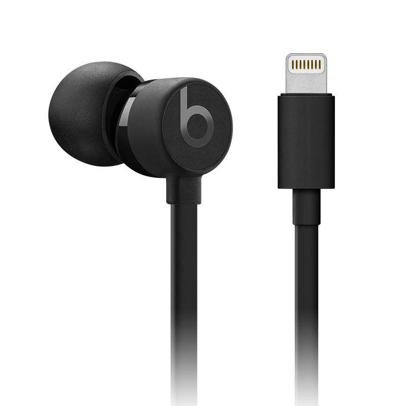 Black UrBeats 3,0 супер бас наушники вкладыши наушники с микрофоном Lightning наушники для iPhone 7 8 xs max, iPhone xr, iPad - Цвет: Black