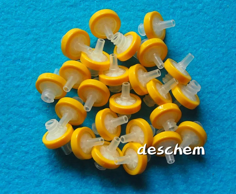 100 шт. 13 мм 0 22 микрон шприцевой фильтр изготовлен из PVDF Deschem Chemical Labware|filter|filter