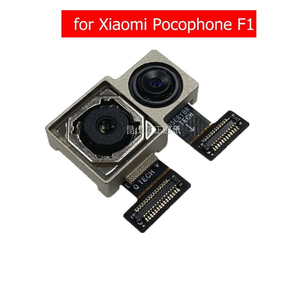 Для задней камеры Xiaomi Pocophone F1 основной модуль большой модуль задней камеры гибкий кабель Poco F1 India12MP запасные части