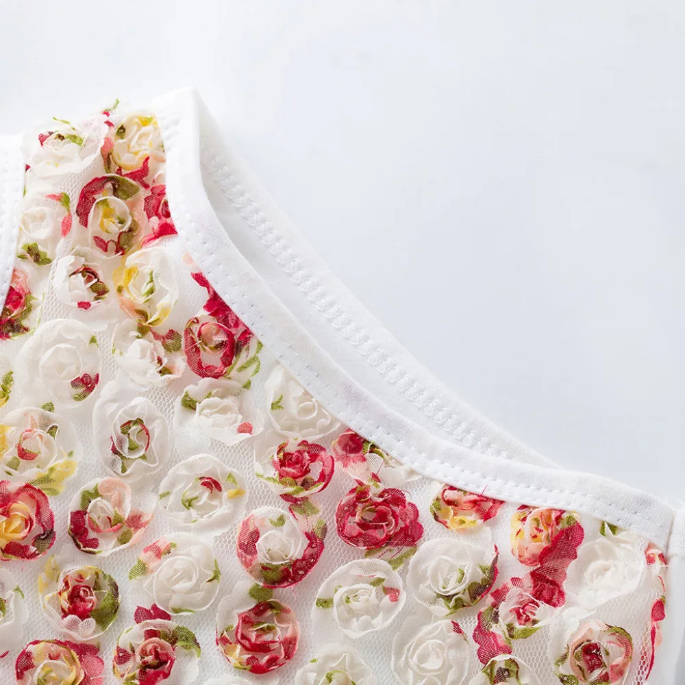 Новинка платье для дня рождения девочки комплект из 2 предметов с цветочным