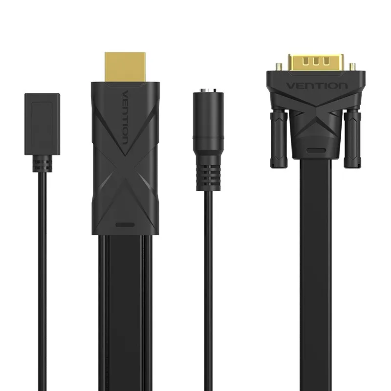 Vention HDMI VGA переходной кабель micro usb Порты и разъёмы Мощность 3.5 мм аудио разъем без