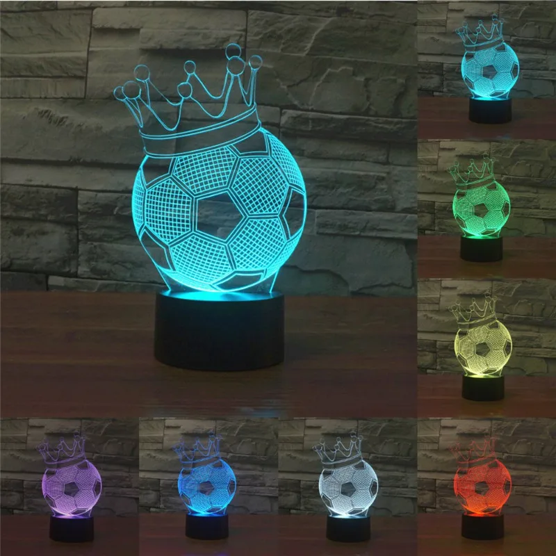 2018 футбол 3D красочный настольный декор для спальни мальчиков день рождения