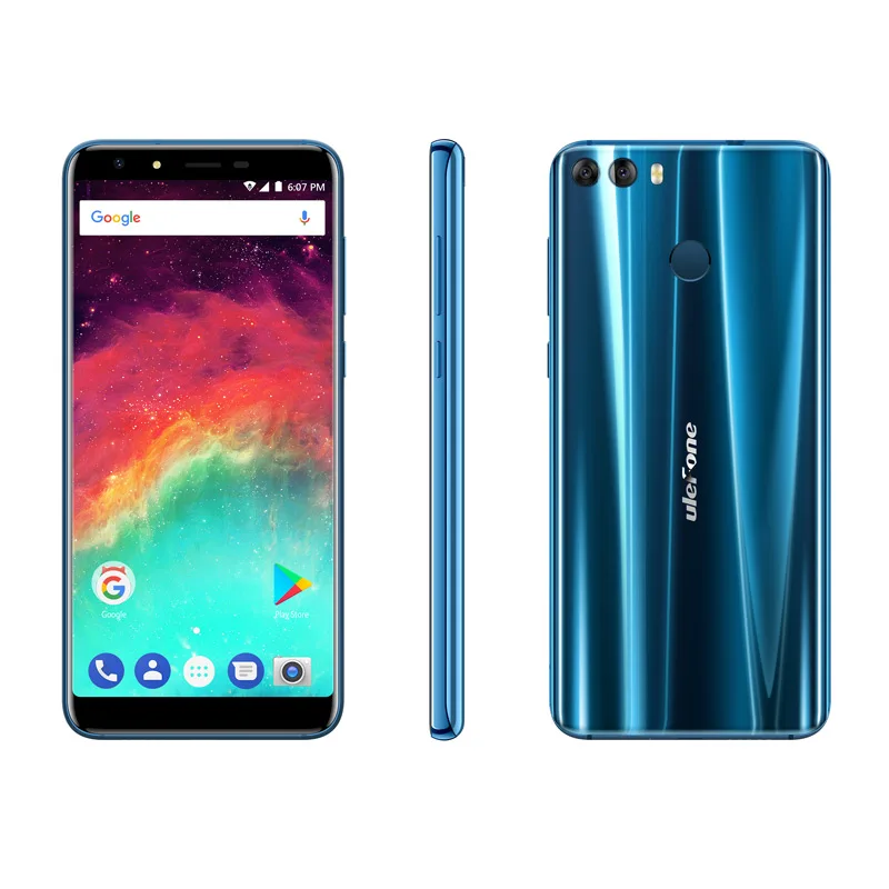 Ulefone MIX 2 4G мобильный телефон 5.7 &quotHD +19:8 Экран MTK6737H 4 ядра android 7.0 ГБ RAM + 16 ROM сканер