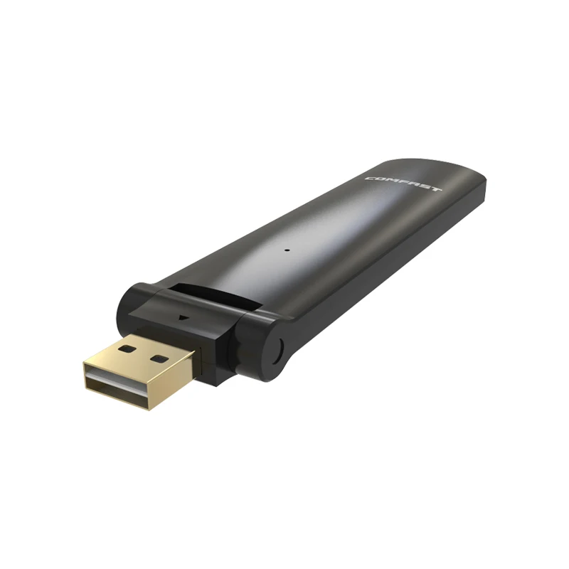 COMFAST usb wifi адаптер AC 600 Мбит/с 802.11b/n 2 4 ГГц + 5 8 подключи и работай Wi Fi ключ ПК сетевая