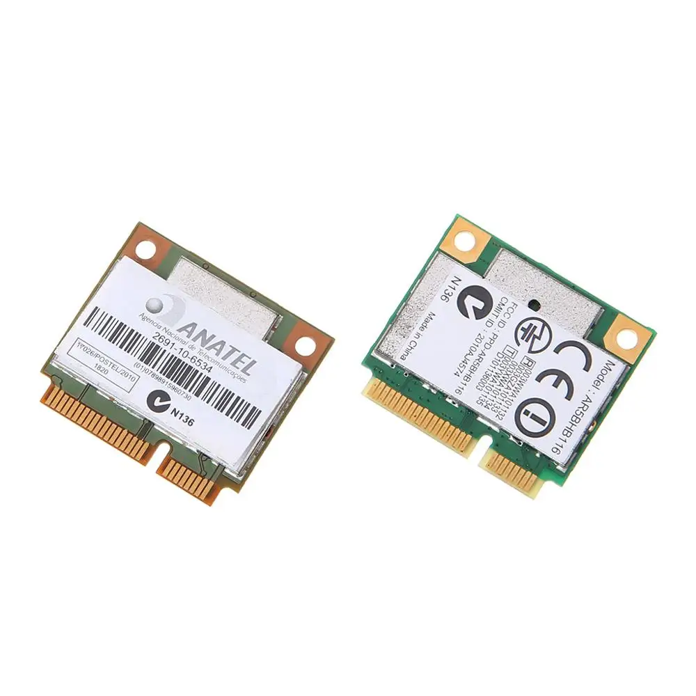 Atheros AR9832 AR5BHB116 2 4/5 ГГц одноchip 300 Мбит/с 802.11n MINI PCI E беспроводная карта Wi Fi WLAN