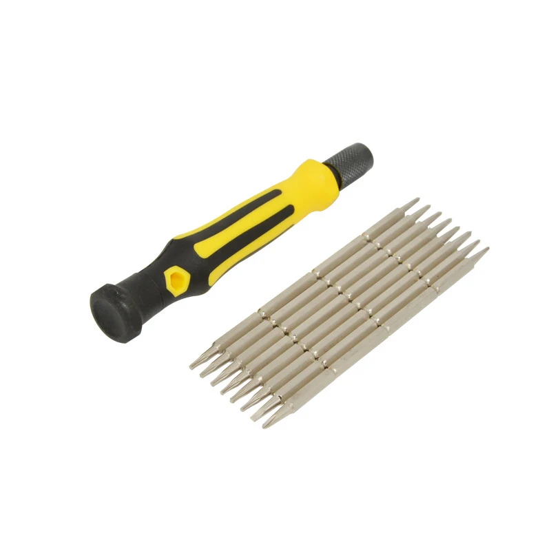 9 в 1 Precision Phillips щелевые Torx y-образные треугольные u-образные для часов отвёртка