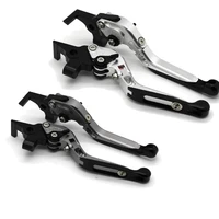 with logo motorcycle frame ornamental foldable brake handle extendable clutch lever for bmw s1000r s1000 r s1000rr s1000 rr