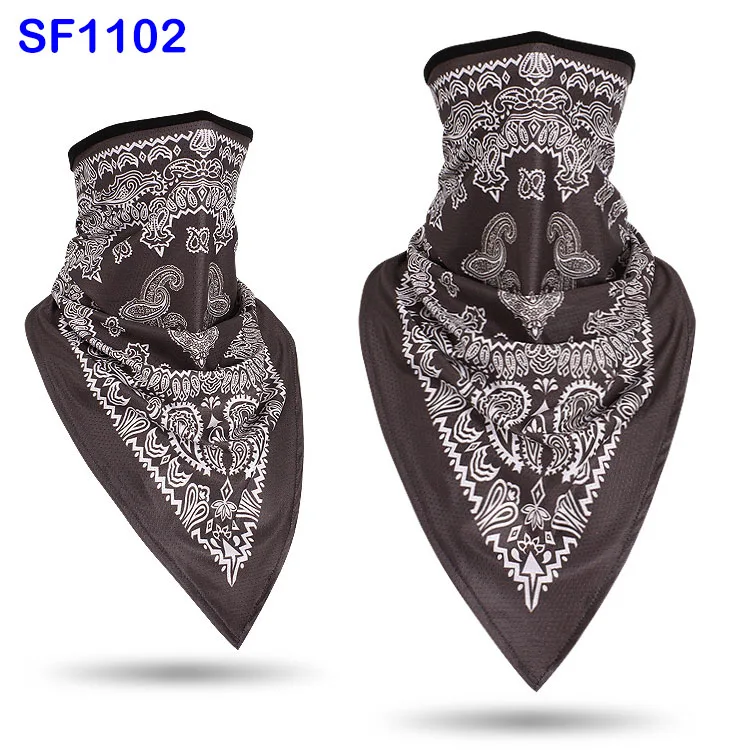 SF1102 WildSurfer кешью треугольник шарф езда половина маска для лица для велосипеда Балаклавы ветрозащитный лыжный шейный качественный дышащий лицевой щит FJ40 - Цвет: SF1102