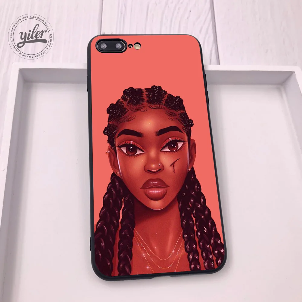 Модный черный чехол для девочек iPhone 11 Pro XS Max, чехол для телефона, чехол для iPhone XS XR 6 7 8 Plus чехол для iPhone 5 5S SE 6S