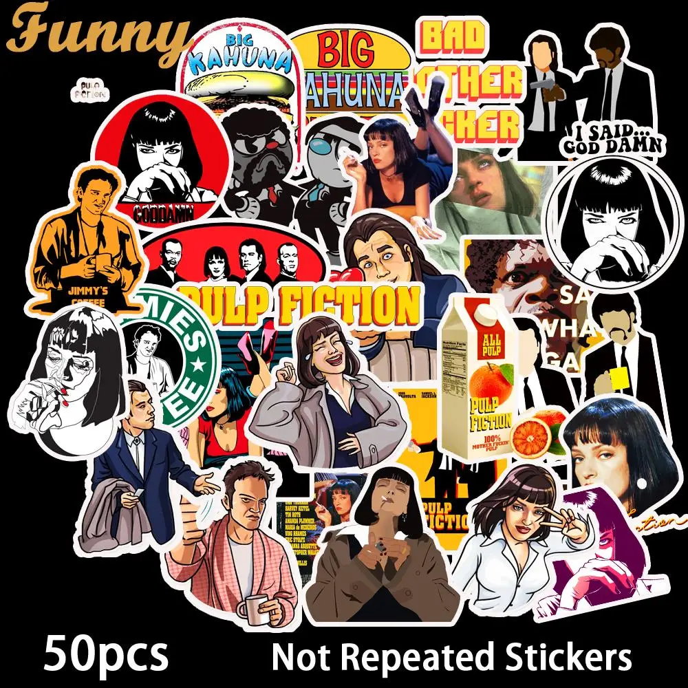AZ028(50Pcs) 50 шт., классические Стикеры с мультяшным рисунком для сноуборда, багажа, холодильника, ноутбука - Цвет: AZ028(50Pcs)