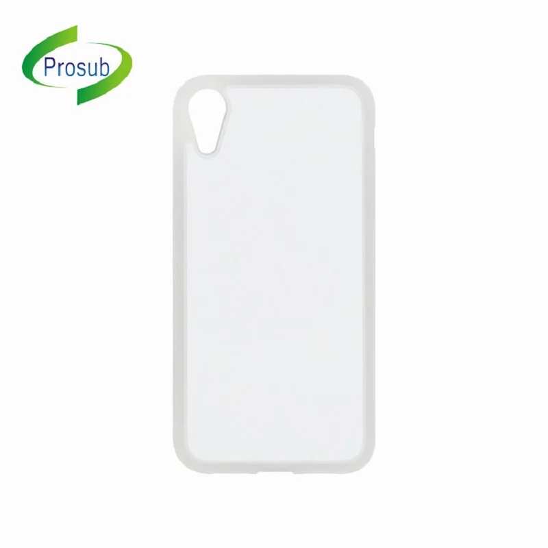 2D TPU +PC Sublimation Phone Case Heat Transfer Mobile Diy Blank Smartphone Cover For Iphone XR |