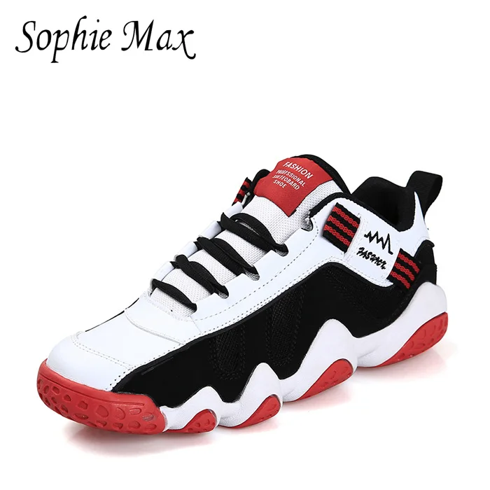 

2016 new arrival sophie max men outdoor sport anti-slippery hard-wearing medium cut basketball shoes 201512