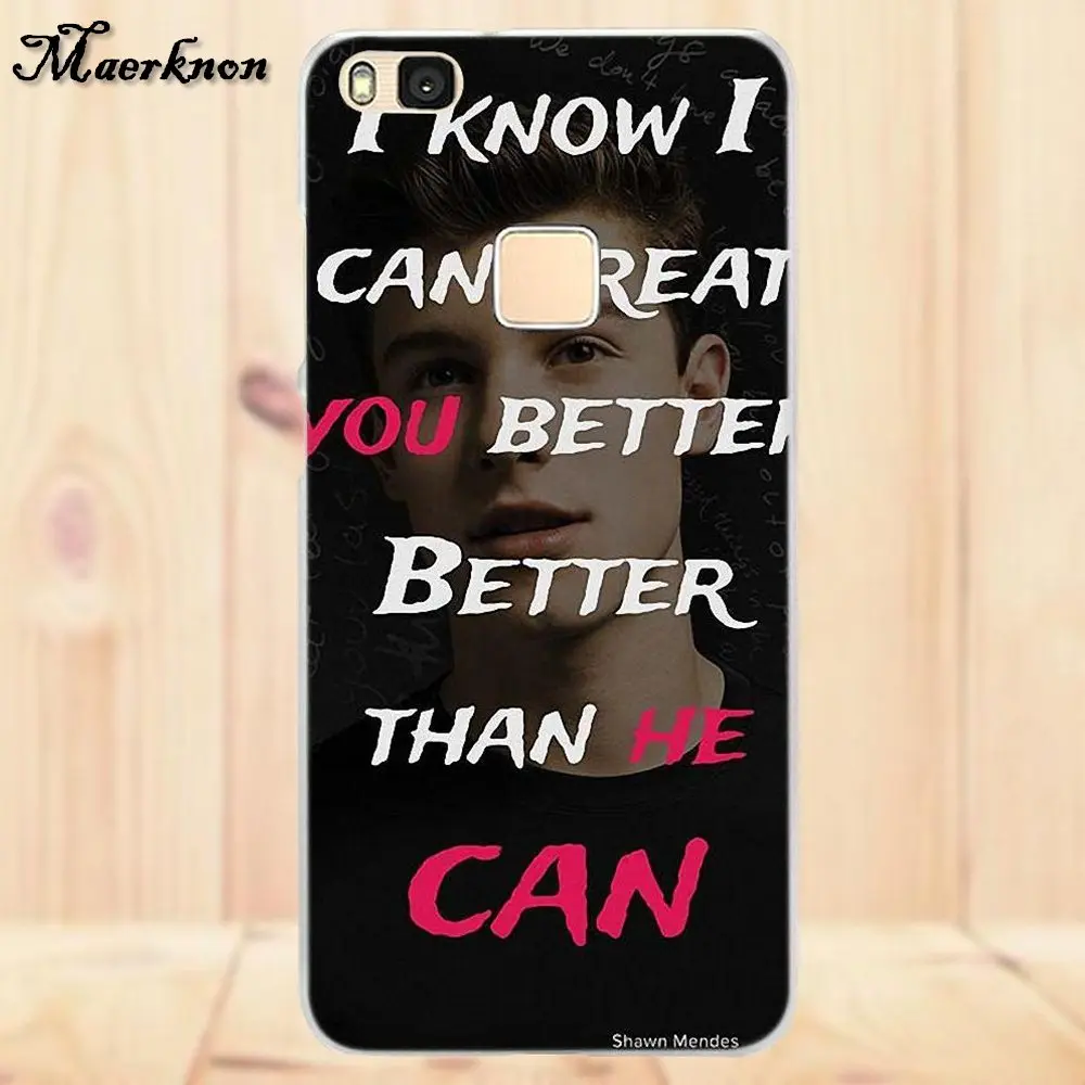 Maerknon мягкий модный мобильный телефон горячий Shawn Mendes для Huawei G7 G8 Honor 5A 5C 5X 6 6X 7 8 V8 Mate