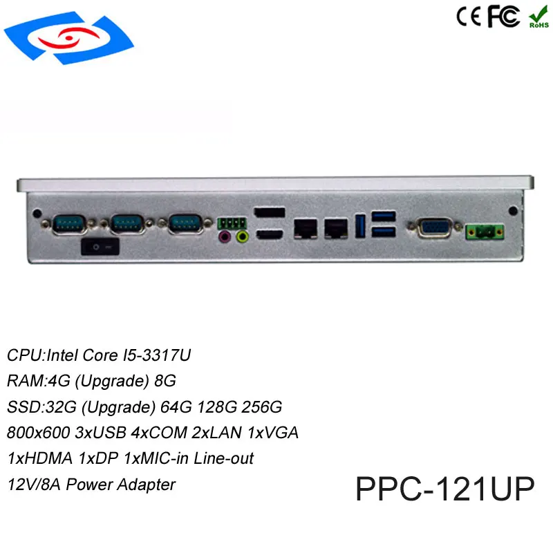 Низкая стоимость 12 1 &quotс SSD 32 Гб прочный промышленный планшетный ПК с бортовой 4G