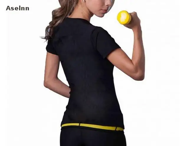 Aselnn Горячая продажа неопреновое утягивающее белье стройняющая футболка для