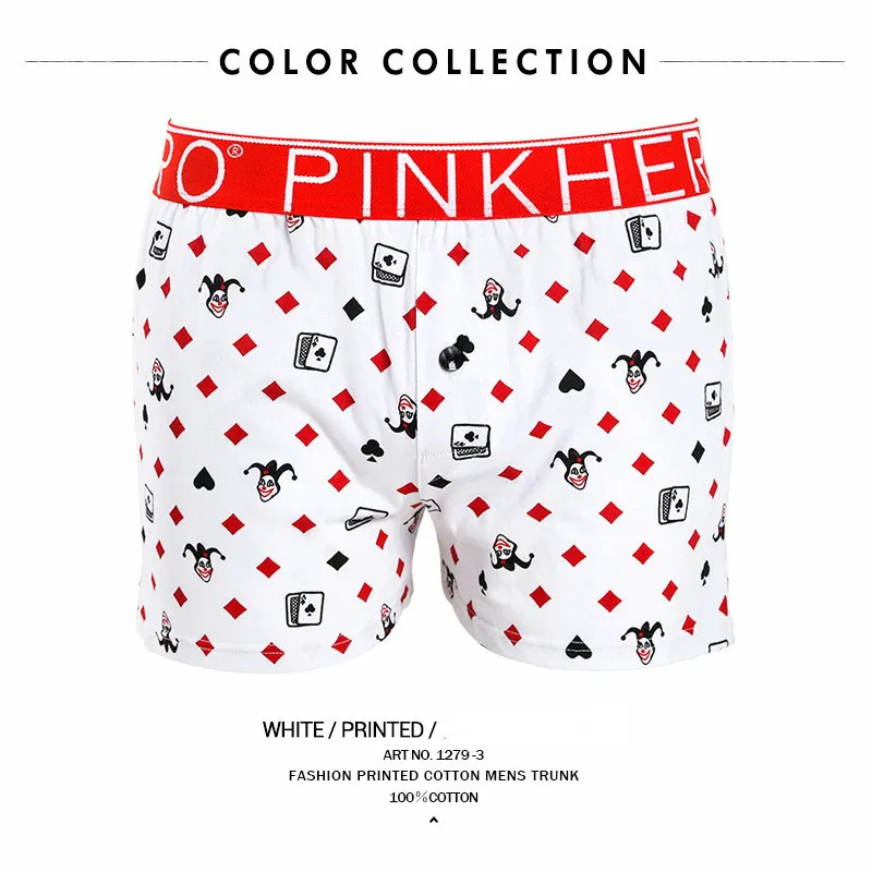 PINKHERO Мужское нижнее белье, боксеры, дышащие мужские трусы, удобные хлопковые мужские трусы со стрелками, боксеры, шорты, боксеры