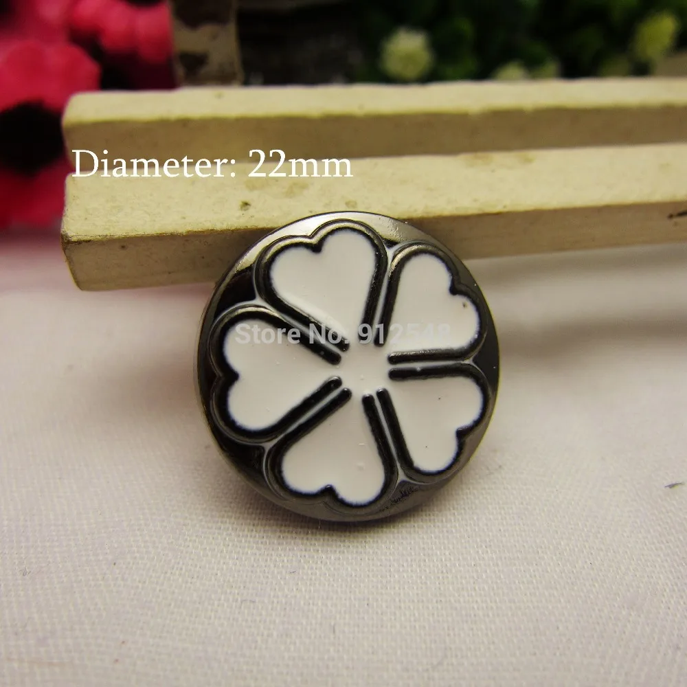 

RJ9241,10pcs,Gun color metal button,Love Classic fashion buttons, garment accessories DIY materials