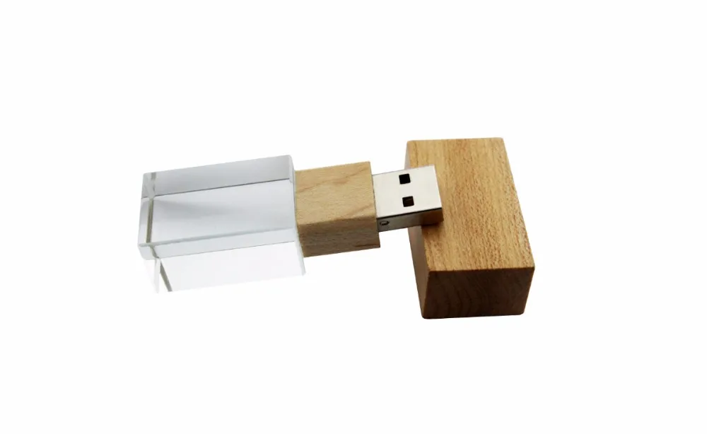 SAHNDIAN,, Кристальный деревянный usb флеш-накопитель, флеш-накопитель, u-диск, флешка, 16 ГБ, 32 ГБ, 64 ГБ, свадебный подарок, флешка