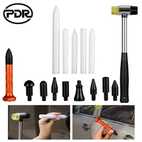 pdr tools car body repair tool dent removal rubber hammer with 9 knock tap down pen nylon pen for remove hail dent door dings