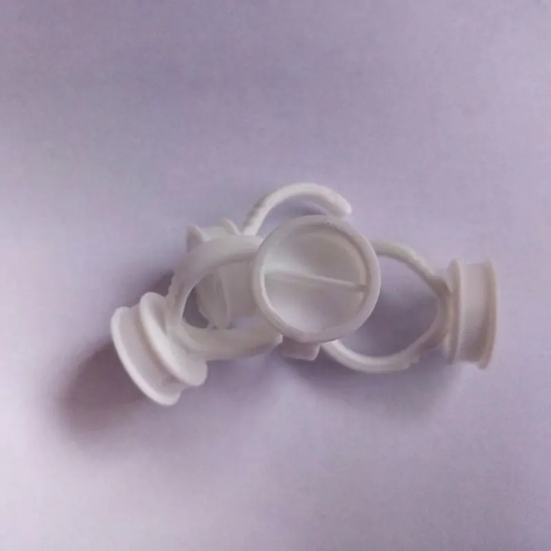 Оптовая продажа 100 шт. одноразовые наращивания ресниц Клей Кольца клей пигмент