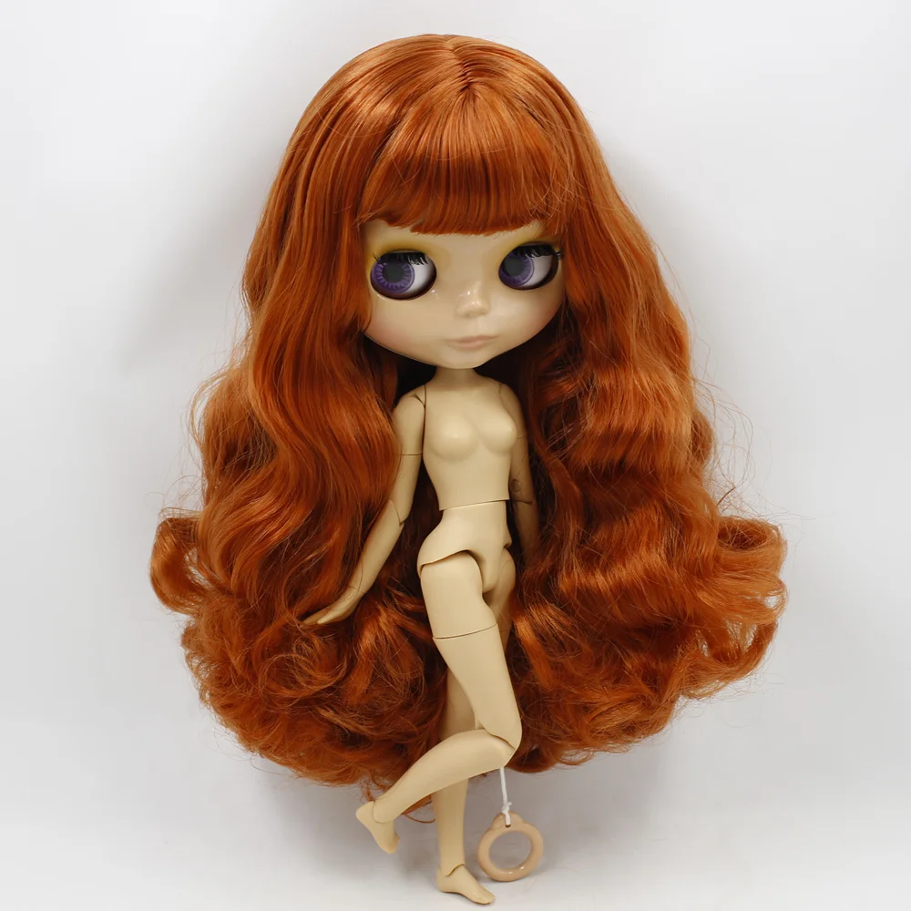 

ICY DBS Blyth Doll Serires No.bl1027/232 Red Brown hair JOINT body burning skin 1/6 BJD ob24 anime