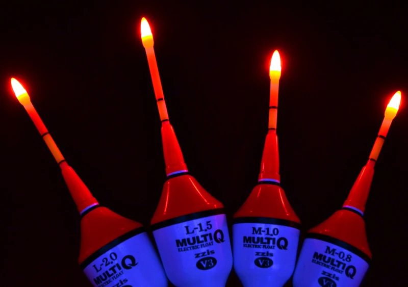 Светодиодный электронный поплавок для рыбалки, светящийся буй для рок-рыбалки с батареей CR425 0,8#-5,0# ночные рыболовные снасти X212