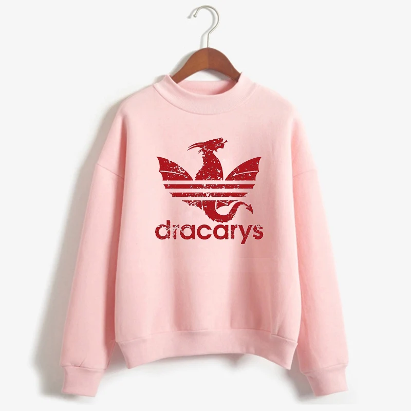 -PK New Brand Dracarys Hoodies Sweatshirts Women Autumn Hip Hop korean Clothes Game of thrones Coats Plus Size kpop tumblr tops - Цвет: -PK