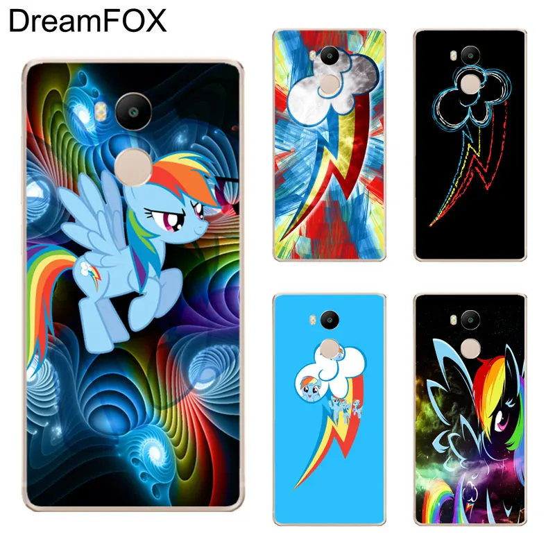 DREAMFOX K165 Рэйнбоу Дэш милашка Марк Мягкие TPU силиконовый чехол для Xiaomi Redmi Note 3 4 5