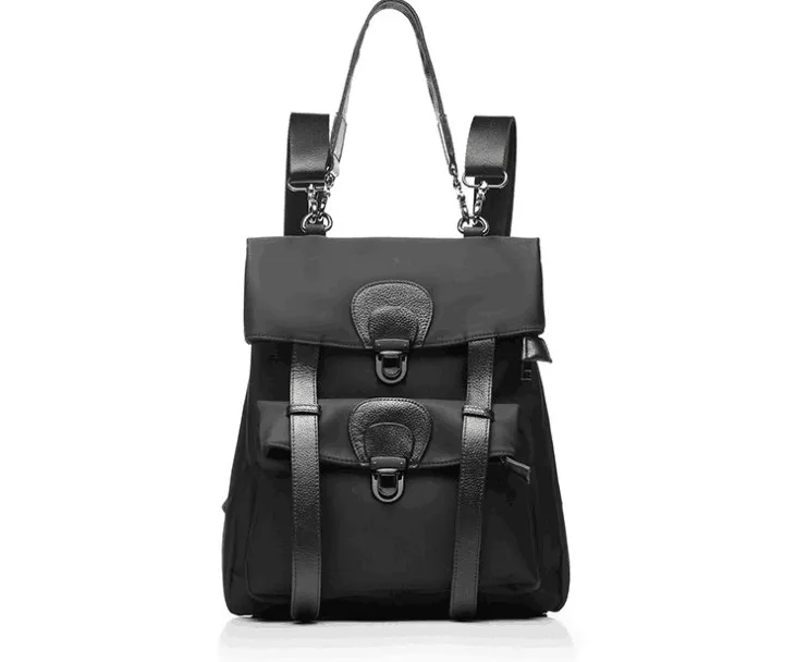 

Повседневный женский большой рюкзак из спилка и нейлона, уличная дорожная сумка