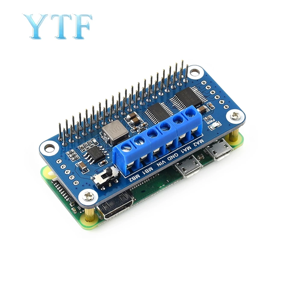 PCA9685 поддержка расширения платы двигателя Raspberry Pi 3 B +/Zero W/Smart Car|Аксессуары для