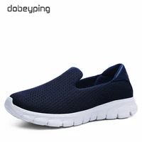 2018 new spring autumn womens casual shoes air mesh woman loafers slip on female flat shoe solid women sneakers plus size 35 42